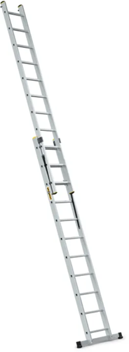 2-delige aluminium ladder 2x11 treden PRO-2