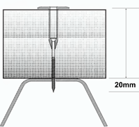 KLIMAS - Lino 13 - Kunststof tule 13x85mm inclusief: WDB-T - Zelftappende schroef 4,8x50mm voor stalen profielplaten 0,50 - 0,75 mm-2