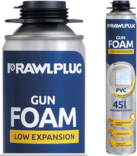 Laag-Expansie Pistoolschuim voor PVC - 750 ml