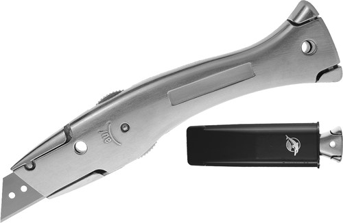 DELPHIN® 03 - Origineel mes - Met zwart plastic meshouder 