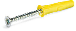 UNO Universele Plug 5x24 mm met schroef 4,0x35 mm - 100 stuks