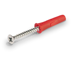 UNO Universele Plug 6x28 mm met schroef 4,0x35 mm - 80 stuks