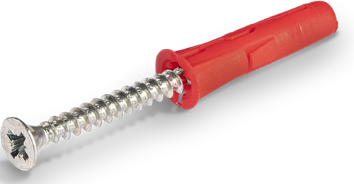 UNO Universele Plug 6x28 mm met schroef 4,0x35 mm - 80 stuks