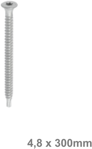 KLIMAS - WSR-T - Zelfborende schroef 4,8x300mm  100 stuks