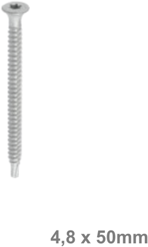 KLIMAS - WSR-T - Zelfborende schroef 4,8x50mm  100 stuks 