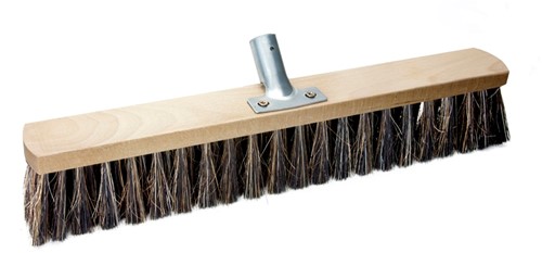 Bezem 60cm met metalen handvat