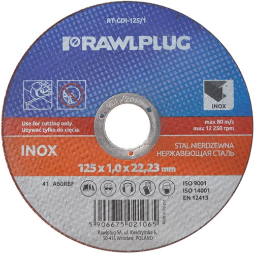 Korund Snijschijf voor RVS 230x1,9x22,23 mm 