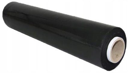 Handwikkelfolie Zwart - 50cm x 23my stretchfolie