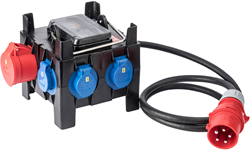 Verdeelkast 2 m 5G4 32/5/400-32/5/400 6xSchuKo+ALS