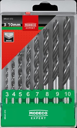 Modeco Expert - Houtborenset 8-delig