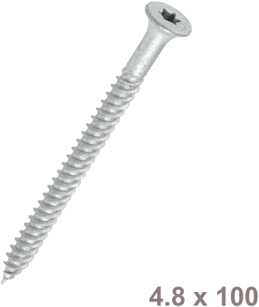 KLIMAS - WDB-T - Zelftappende schroef  4,8x100mm  100 stuks