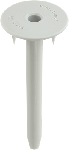 KLIMAS - Lino K 13 - Kunststof tule met spikes 13x35mm nylon - drukverdeelplaat