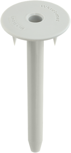 KLIMAS - Lino K 13 - Kunststof tule met spikes 13x55mm nylon - drukverdeelplaat