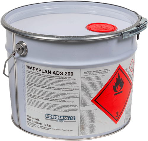 Polyglass Mapeplan ADS 200 lijm 10kg - PVC dakbedekking 