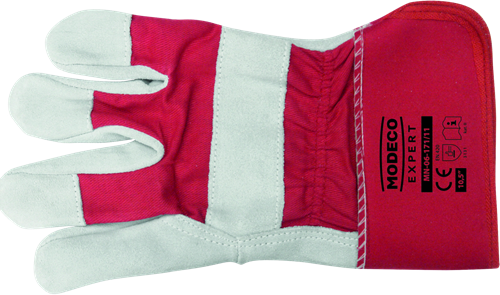 Modeco Expert - Handschoenen, koeienleer 11 inch. LUX