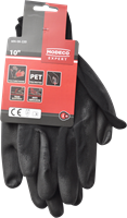 Modeco Expert - Gecoat polyester handschoenen - zwart maat 10'-2
