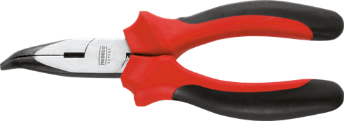 Modeco Expert - Vriendelijke grip telefoontang met gebogen neus 160mm