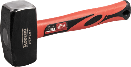 Modeco expert - Steenhamer met een glasvezel steel - 1,5 kg