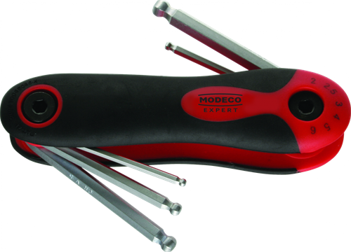 Modeco Expert - Kogelkop inbussleutel set 6-dlg
