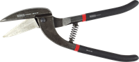 Gebogen blikschaar met rubberen handvat - 300mm 