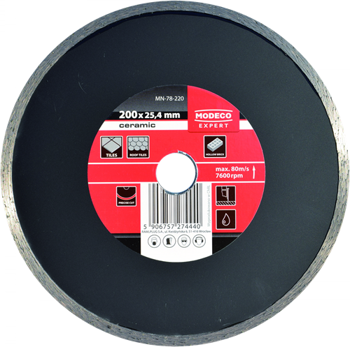 Modeco Expert - Diamantschijf - 180 x 25,4/22,23 mm - Keramiek 
