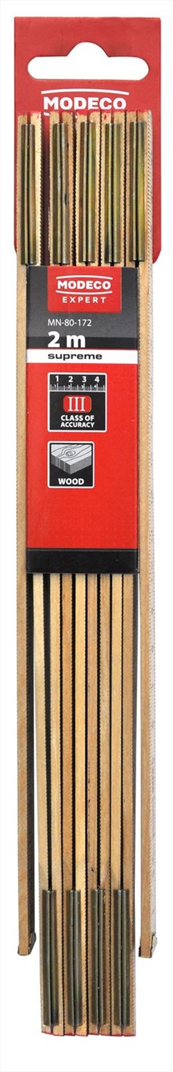 Duimstok hout - 2 m 
