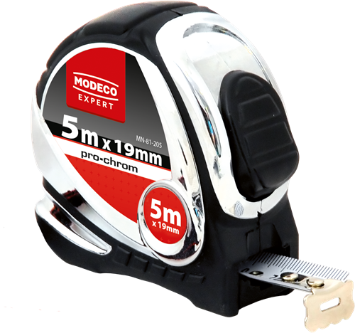 Modeco expert - Rolmaat 5m x 19 mm Pro Chrom