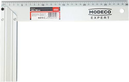 Modeco expert - Winkelhaak 350 x 195 mm - Aluminium