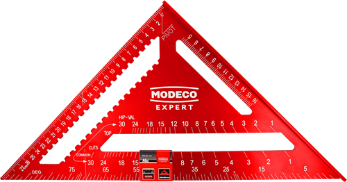 Modeco expert - Timmermanswinkelhaak 300 x 300 mm - Aluminium