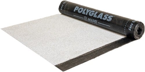 Polyglass Polybond 470K24 P 4.3mm 1x5m toplaag WIT – bitumen dakbedekking 