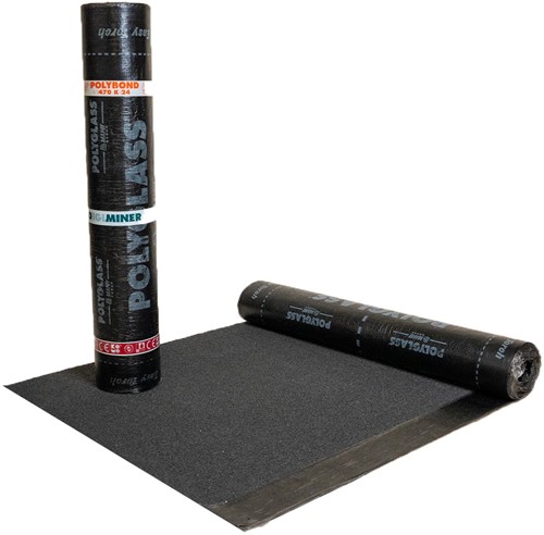 Polyglass Polybond 470K24 P 4,3mm 1x5m toplaag Zwart – bitumen dakbedekking-3