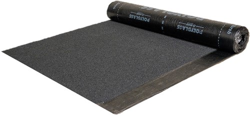 Polyglass Polybond 470K24 P 4,3mm 1x5m toplaag Zwart – bitumen dakbedekking