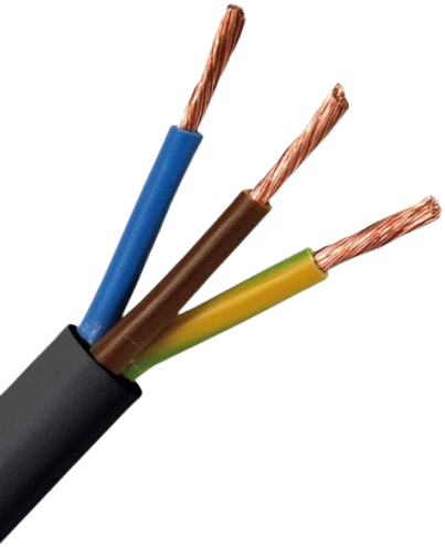 Kabel H05VV-F OWY 3x1,5mm2 Zwart - 50m