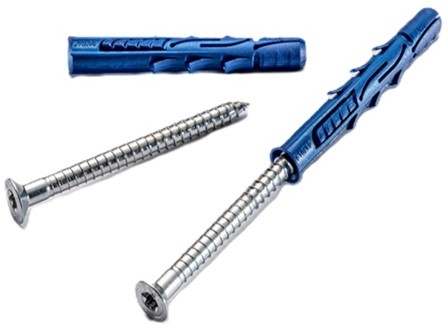 Raamplug met verzinkte schroef-10x80mm -50 stuk